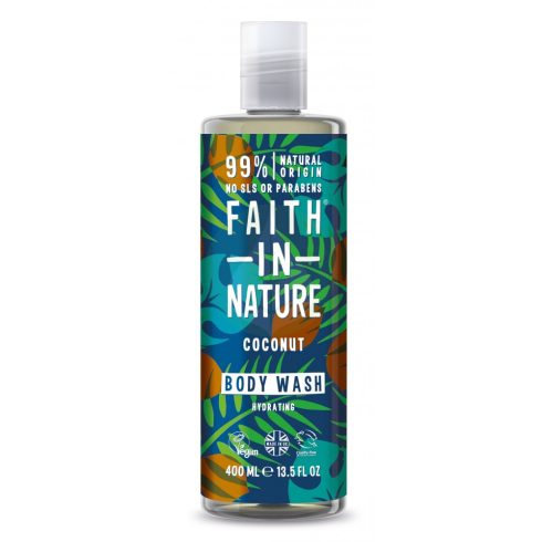 Kókusz tusfürdő - 400ml - Faith in Nature