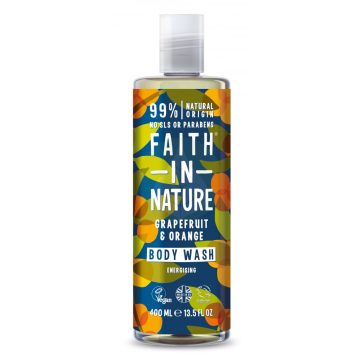 Grapefruit és Narancs tusfürdő - 400ml - Faith in Nature