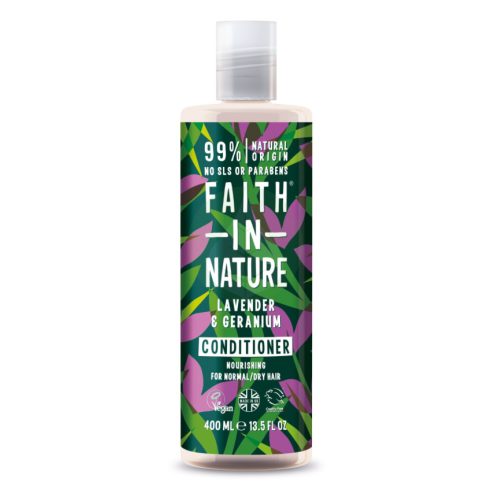 Levendula és geránium kondicionáló és balzsam - 400ml - Faith in Nature