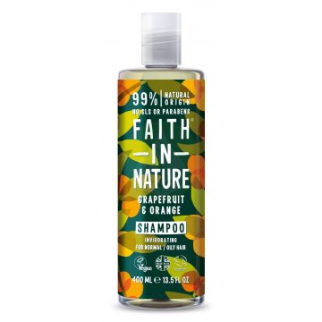 Grapefruit és Narancs Sampon - 400ml - Faith in Nature