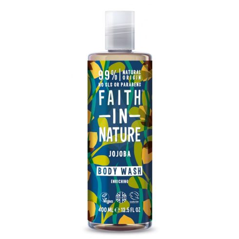 Jojoba tusfürdő - 400ml - Faith in Nature