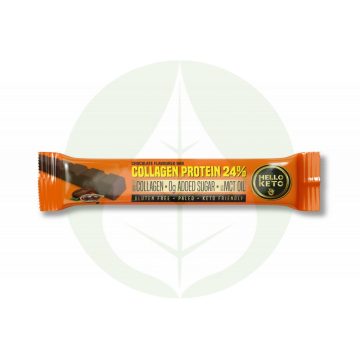   Kakaó ízű kollagénprotein szelet édesítőszerekkel - 40g - Hello Keto