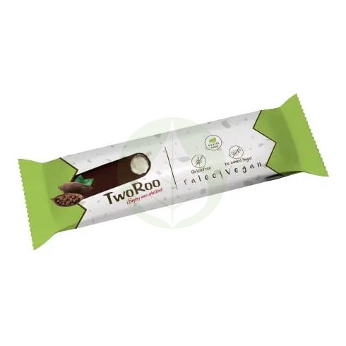 Citrom-vanília ízű TwoRoo rúd étcsokoládéba mártva, édesítőszerekkel - 30g - Health Market
