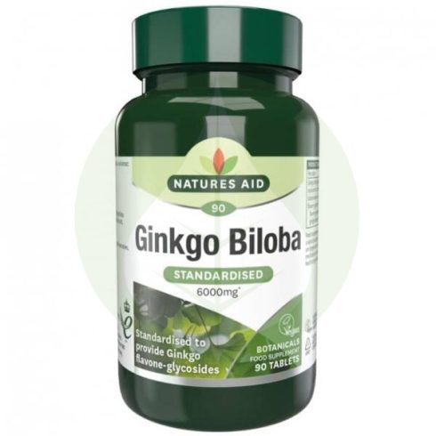 Ginkgo Biloba 120mg kivonat tabletta - 90db - Natures Aid