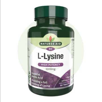 L-Lysine - L-Lizin tabletta - 60db - Natures Aid