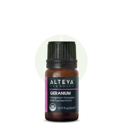 Geránium - Pelargonium graveolens illóolaj - Bio - 5ml - Alteya Organics