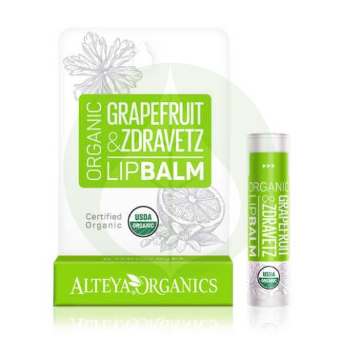 Bio Grapefruit és Zdravetz ajakápoló - 5g - Alteya Organics