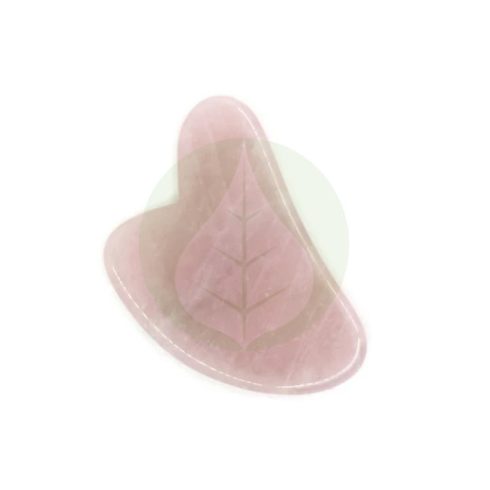 Gua Sha - Arcmasszírozó kő - Rózsakvarc - SunSia