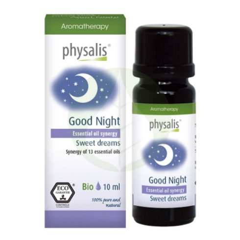 Good Night - Pihentető alvás illóolaj-keverék - bio - 10ml - Physalis