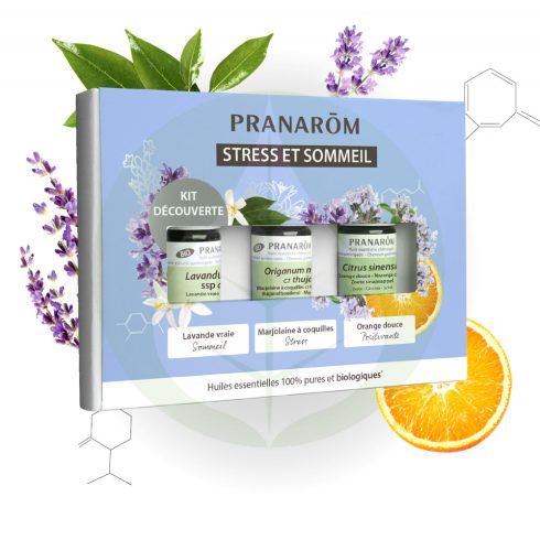 Nyugtató harmonizáló illóolaj szett - Bio - 3x5ml - Pranarom