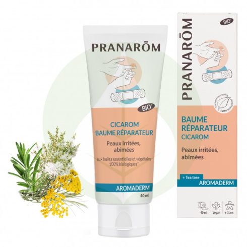 Aromaderm - Cicarom - Hámsérülésekre sebekre bibi krém - Bio - 40ml - Pranarom