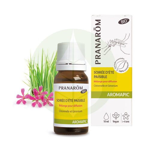 Aromapic - Citronella Szúnyog és rovarriasztó illóolaj keverék párologtatóba - Bio - 30ml - Pranarom