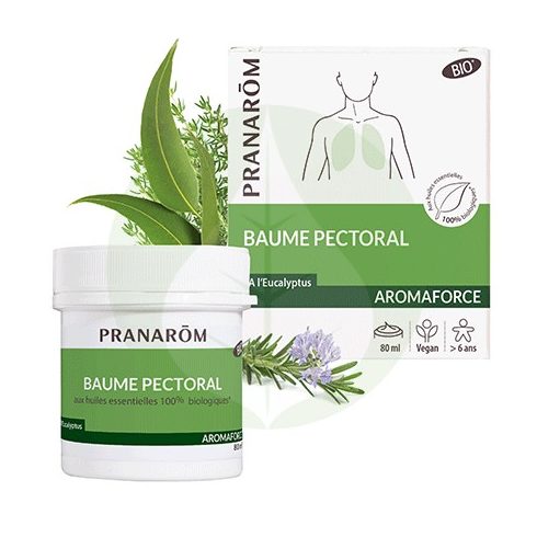 Aromaforce - Könnyű légzés balzsam - Bio - 80ml - Pranarom