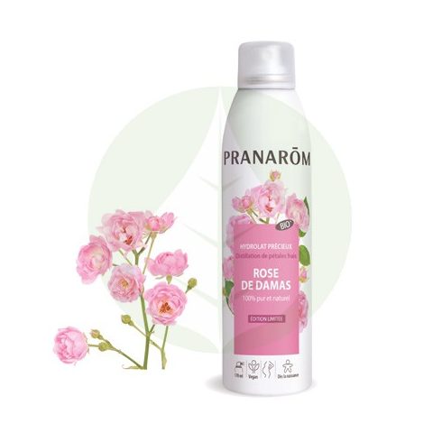 Damaszkuszi rózsa - Rosa Damascena aromavíz - Arc és testpermet - Bio - 170ml - Pranarom